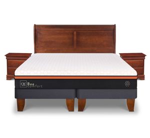 Cama europea 2 plazas Bee Comfort + Set Miro Cic