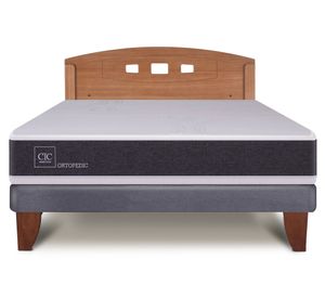 Cama europea 2 plazas Ortopedic + respaldo Gales Cic