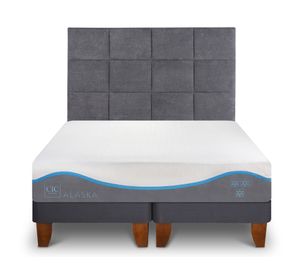 Cama europea king Alaska dividida + set Támesis Cic