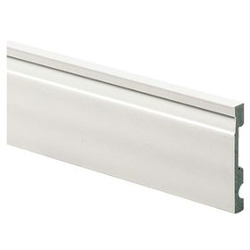 Guardapolvo 100 mm x 2.4 m Extra line blanco mate Atrim.