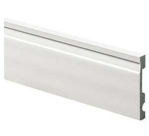 Guardapolvo 100 mm x 2.4 m Extra line blanco mate Atrim.