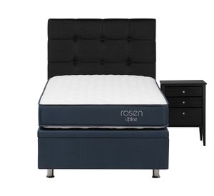 Boxet 1 plaza UpLine  ruedas + respaldo + velador Issey Rosen