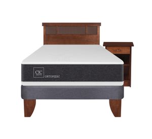 Cama europea 1.5 plazas Ortopedic + set New Dublin caramelo Cic