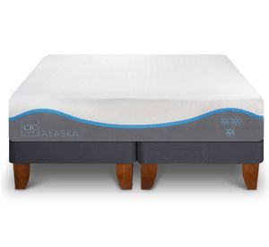 Cama europea king Alaska dividida Cic