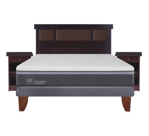 Cama europea 2 plazas Ortopedic advance + set New Dublin chocolate Cic