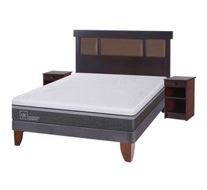 Cama europea 2 plazas Ortopedic advance + set New Dublin chocolate Cic