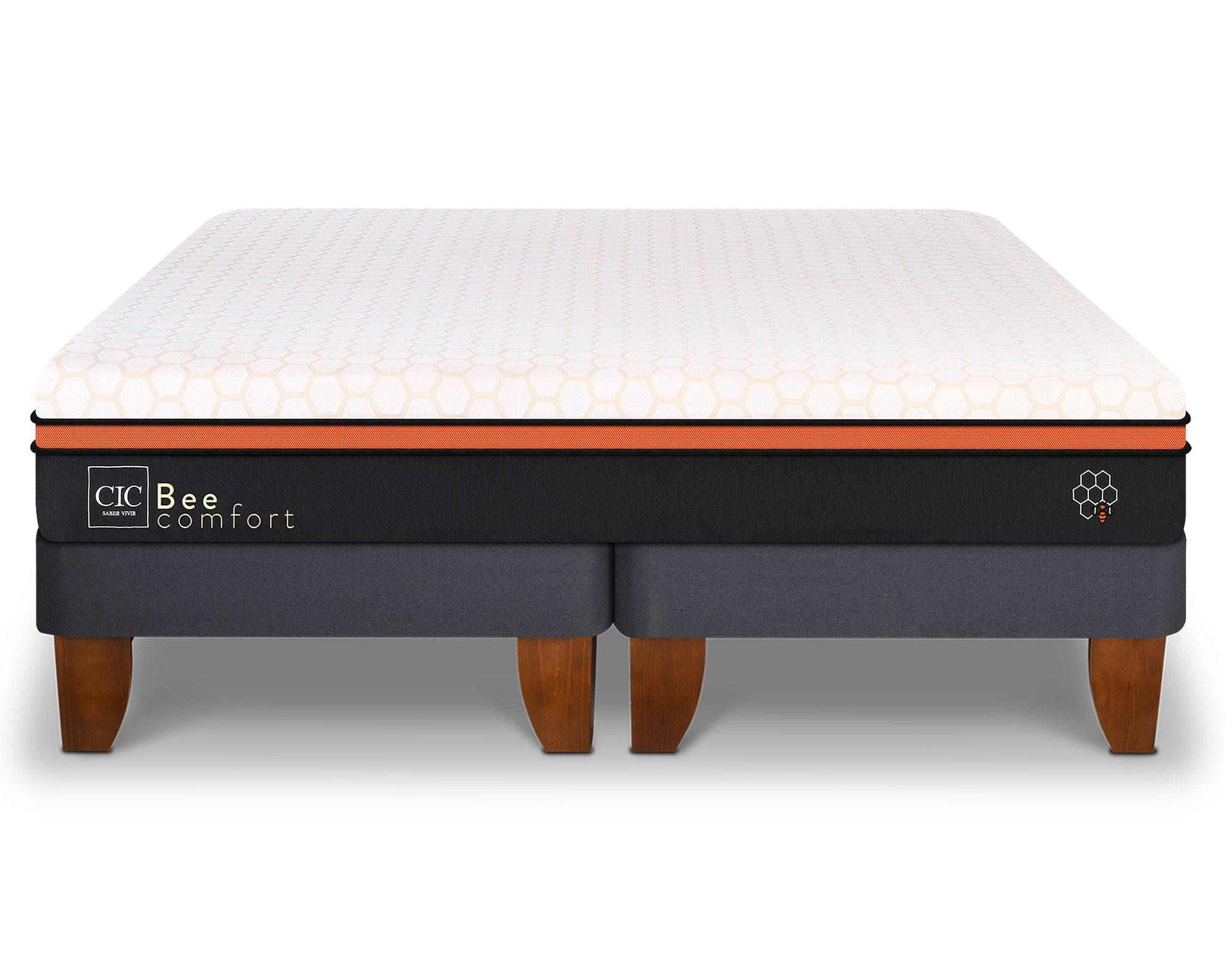 Innovamuebles Cama europea 2 plazas Bee Comfort Cic