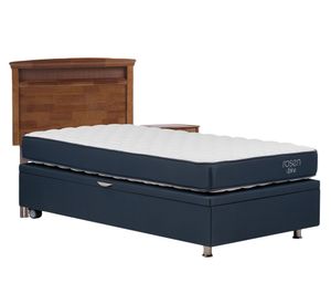 Boxet 1.5 plazas UpLine ruedas + respaldo + velador Veneto Rosen