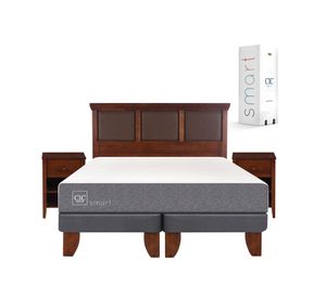Cama europea king Smart + set New Torino caramelo Cic