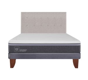 Cama europea 2 plazas Ortopedic advance + respaldo Tigris Cic