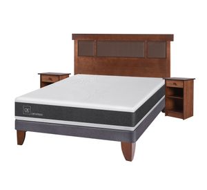 Cama europea 2 plazas Ortopedic + set New Dublin caramelo Cic