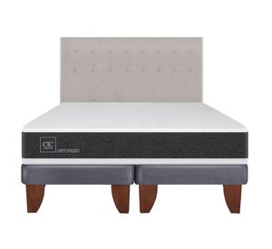 Cama europea king Ortopedic + respaldo Tigris Cic