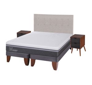 Cama europea 2 plazas Ortopedic advance base dividida + set Tigris/ Niger Cic