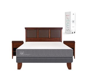 Cama europea 2 plazas Smart + set New Torino caramelo Cic