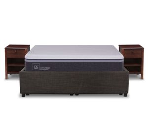 Space Box 2 plazas Ortopedic Advance + velador Torino chocolate Cic