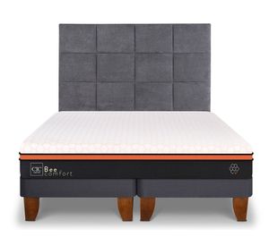 Cama europea King Bee Comfort + respaldo Támesis Cic