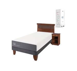Cama europea 1.5 plazas Smart + set New Dublin caramelo Cic