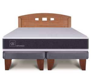 Cama europea 2 plazas Ortopedic base dividida+respaldo Gales Cic