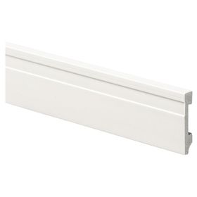 Guardapolvo 70 mm x 2.4 m Line blanco mate