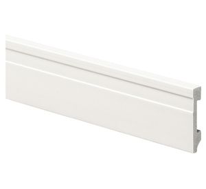 Guardapolvo 70 mm x 2.4 m Line blanco mate