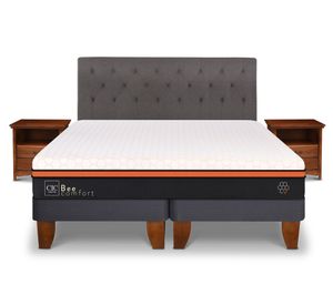 Cama europea King Bee Comfort + Set Kavery/Indo Cic