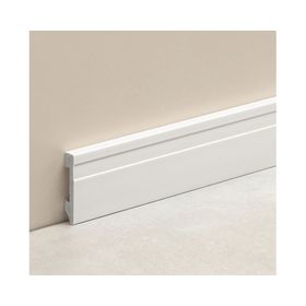 Guardapolvo 70 mm x 2.4 m Line blanco mate