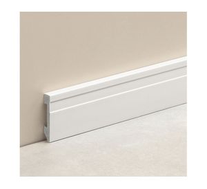 Guardapolvo 70 mm x 2.4 m Line blanco mate