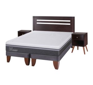 Cama europea 2 plazas Ortopedic advance base dividida + set New Múnich Cic