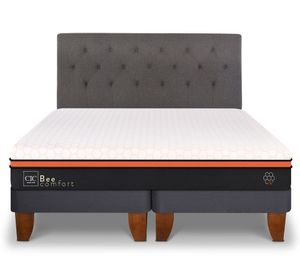 Cama europea 2 plazas Bee Comfort + respaldo Kavery Cic