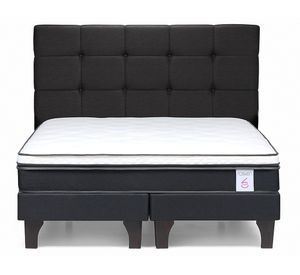 Cama europea 2 plazas New Style 6 base dividida + respaldo Issey