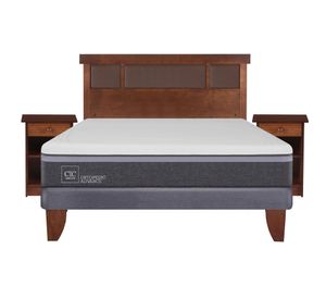 Cama europea 2 plazas Ortopedic advance + set New Dublin caramelo Cic