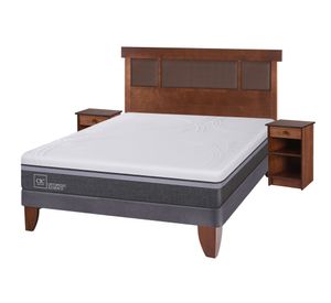 Cama europea 2 plazas Ortopedic advance + set New Dublin caramelo Cic