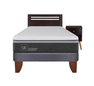 Cama europea 1.5 plazas Ortopedic advance + set New Múnich Cic