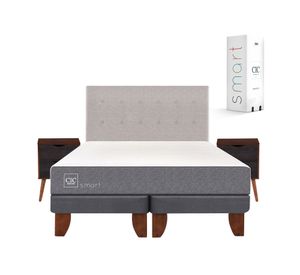 Cama europea 2 plazas Smart base dividida + set Tigris/ Niger Cic
