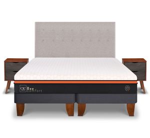 Cama europea king Bee Comfort + set Tigris Cic
