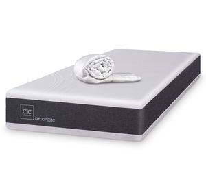 Colchón 1.5 plazas Ortopedic + plumón Cic