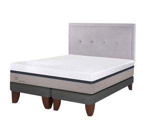 Cama europea king Balance + respaldo Ganges Cic