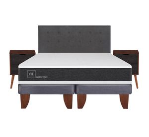 Cama europea 2 plazas Ortopedic base dividida + set Éufrates/ Niger Cic