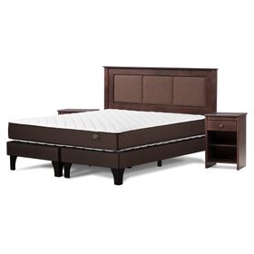 Cama europea King Ergo T base dividida + set Rachel