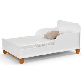 Cuna barrotes 134 cm 4 patas blanco