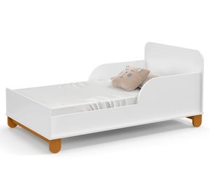 Cuna barrotes 134 cm 4 patas blanco