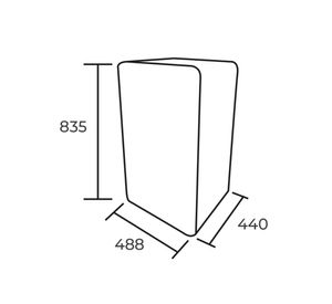 Frigobar retro 93 lt HS-121LB blanco