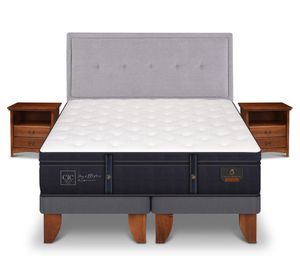 Cama europea king Grand premium + set Ganges/ Indo Cic