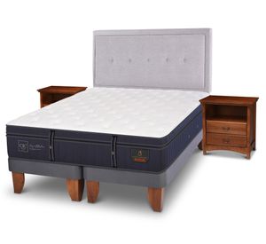 Cama europea king Grand premium + set Ganges/ Indo Cic