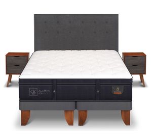 Cama europea 2 plazas Súper premium base dividida + set Éufrates/ Niger Cic