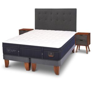 Cama europea 2 plazas Súper premium base dividida + set Éufrates/ Niger Cic