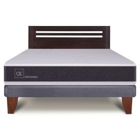 Cama europea 2 plazas Ortopedic + respaldo Múnich Cic