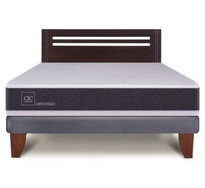 Cama europea 2 plazas Ortopedic + respaldo Múnich Cic