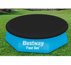 Cubre piscina Fast set negro 240x240 cm