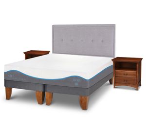 Cama europea King Alaska + Set Ganges Cic